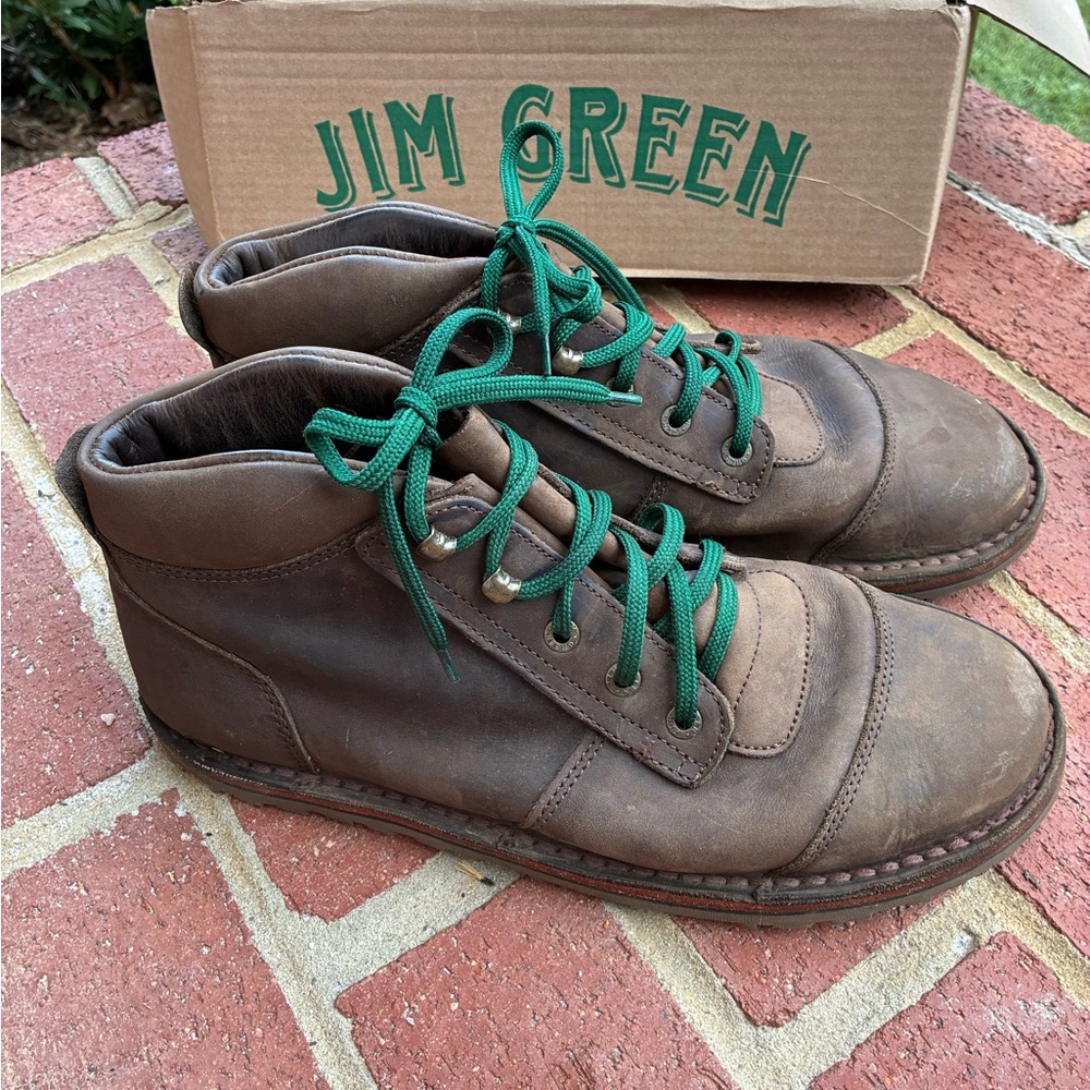Men's Jim Green African Ranger Barefoot Leather Brown Boots